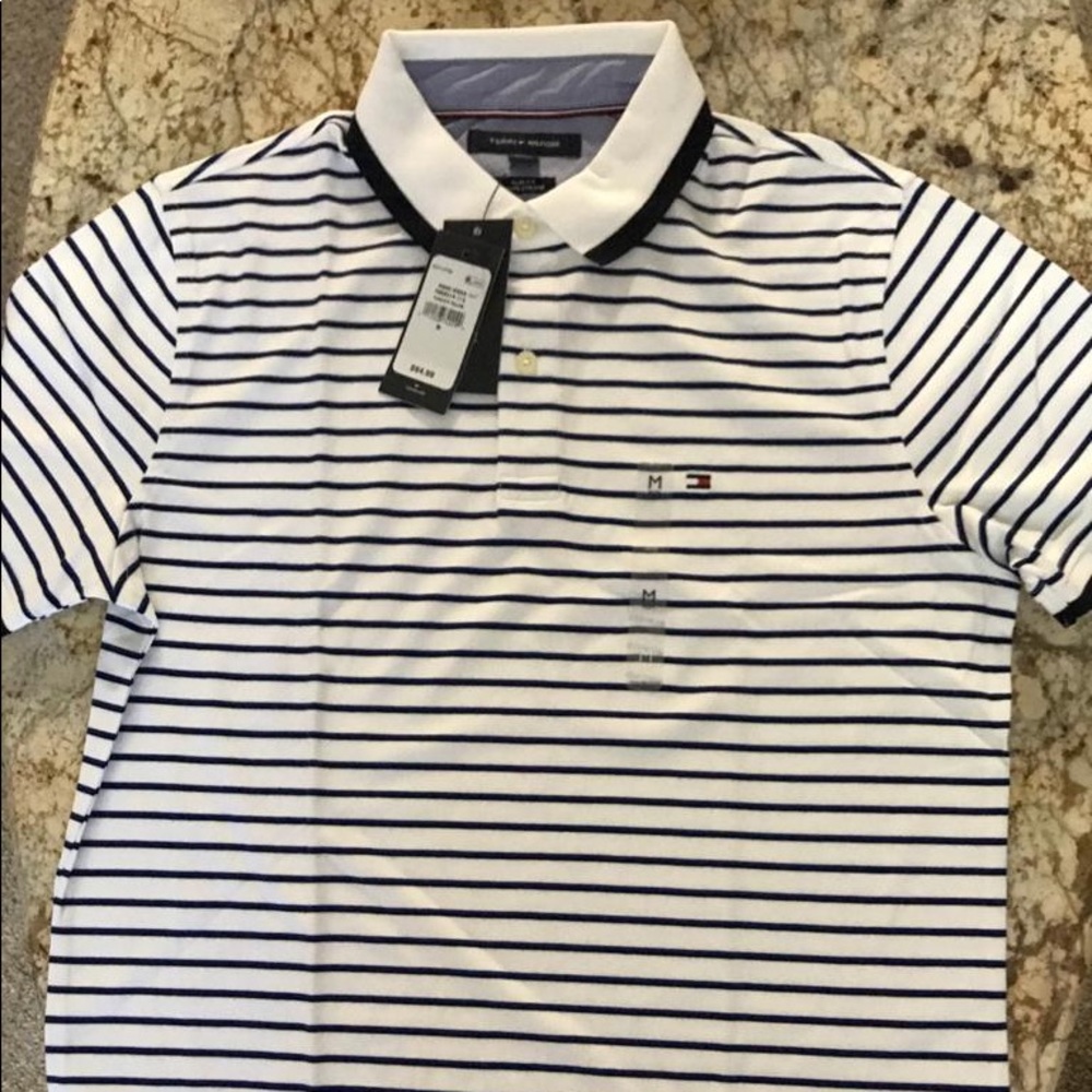 Tommy Hilfiger Men’s Polo, White, M